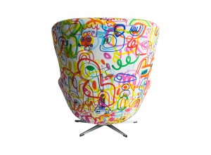 scribble chair by lorraine osborne